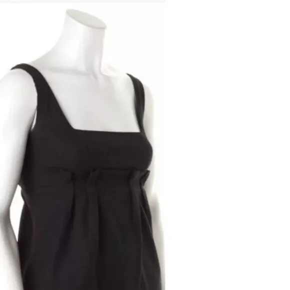 Diane Von furstenberg Elegant Black Sleeveless Empire Waist Dress Cocktail  dress